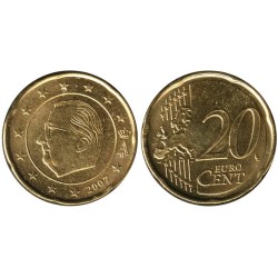 BELGIQUE - 20 cents d'euro - 2007