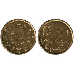 BELGIQUE - 20 cents d'euro - 2010