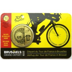 BELGIQUE - Coincard 2,50 euros - 100 ans de Maillot Jaune - Tour de France - F