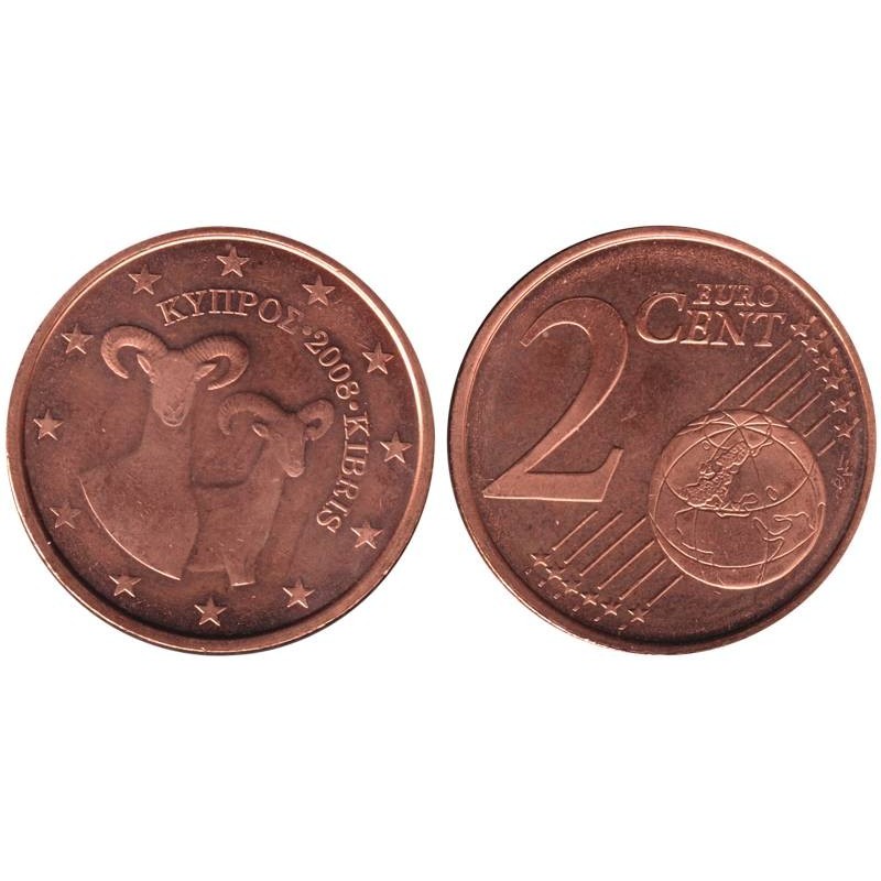 CHYPRE - 2 cents d'euro - 2008