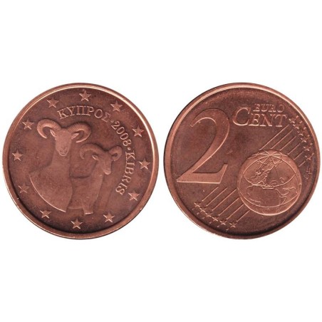 CHYPRE - 2 cents d'euro - 2008