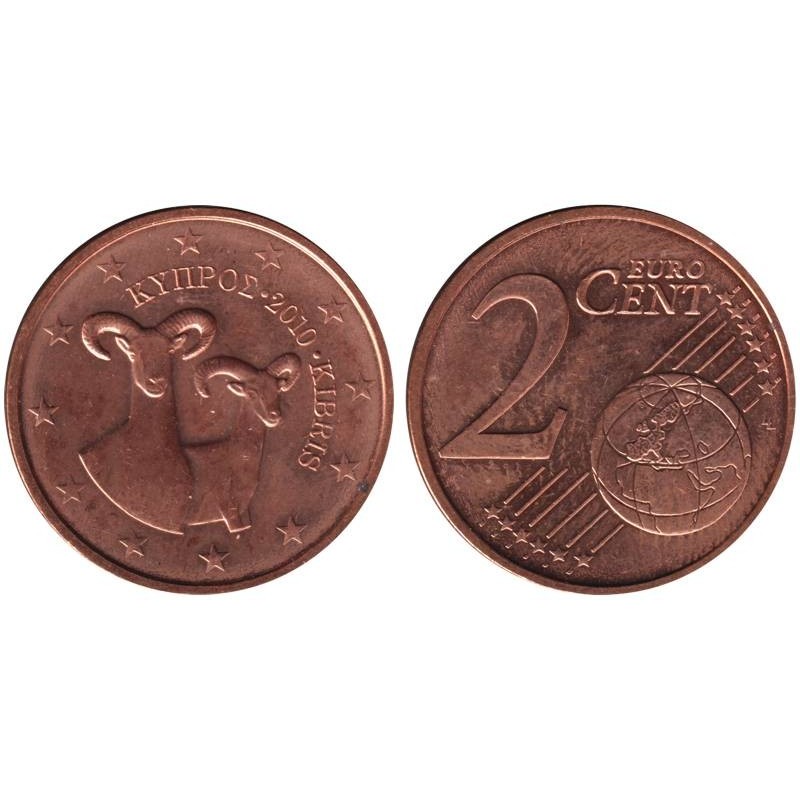 CHYPRE - 2 cents d'euro - 2010
