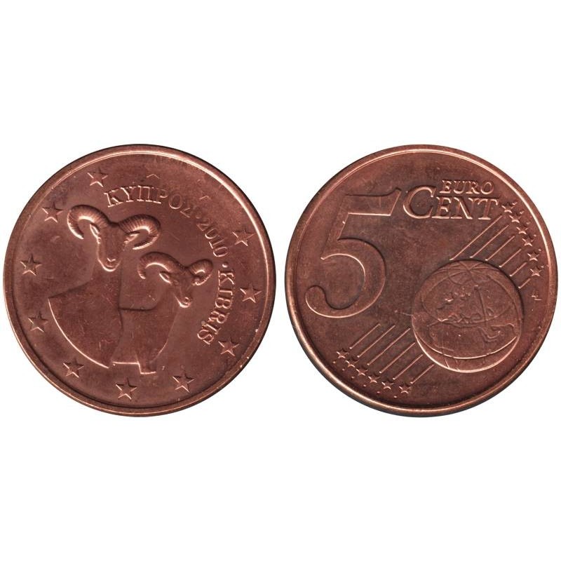 CHYPRE - 5 cents d'euro - 2010