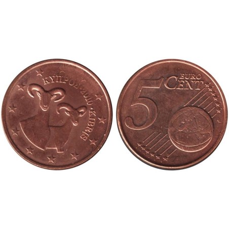 CHYPRE - 5 cents d'euro - 2010
