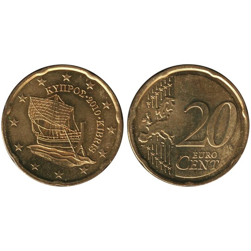 CHYPRE - 20 cents d'euro - 2010
