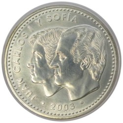 ESPAGNE - 12 euros - 25 ans de la Constitution Espagnole - 2003