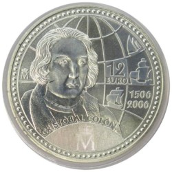 ESPAGNE - 12 euros - 500 ans de la mort de Christophe Colomb - Santa Maria - 2006
