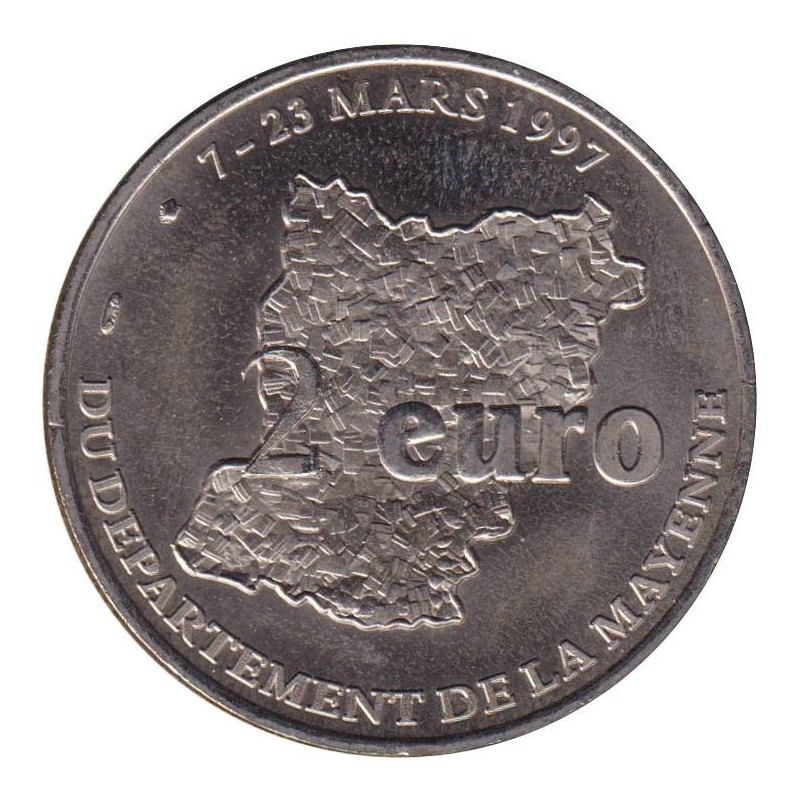 MAYENNE - 2 euro des villes - 1997 - Etat : SUP MAYENNE - 2 euro des villes - 1997 - Etat : SUP
