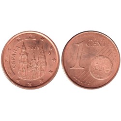 ESPAGNE - 1 cent d'euro - 2003
