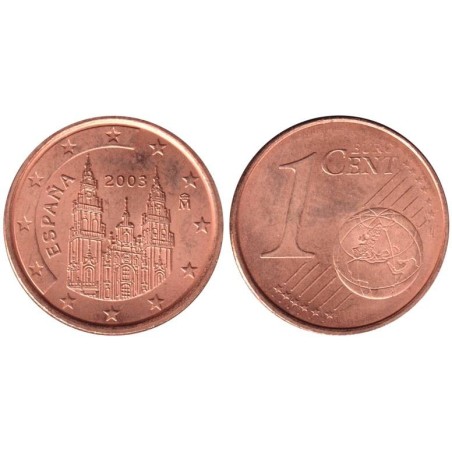 ESPAGNE - 1 cent d'euro - 2003 ESPAGNE - 1 cent d'euro - 2003