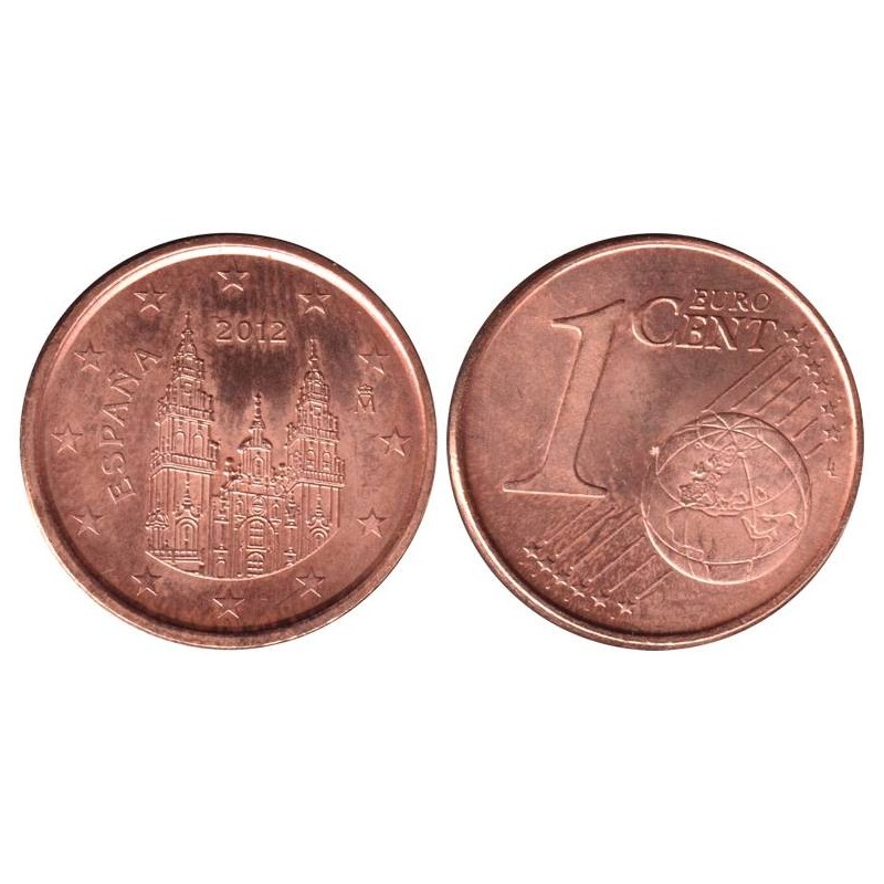 ESPAGNE - 1 cent d'euro - 2012