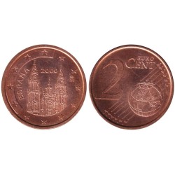 ESPAGNE - 2 cents d'euro - 2000