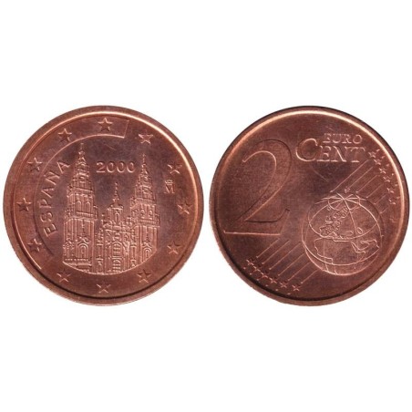 ESPAGNE - 2 cents d'euro - 2000